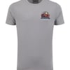 Weird Fish Hiker Back Print Graphic T-Shirt Grey Size 4XL