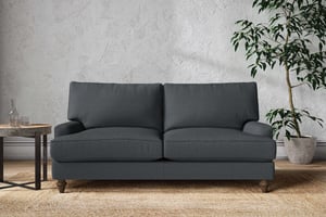 nkuku Marri Sofa | Make To Order | Medium | Recycled Cotton Thunder