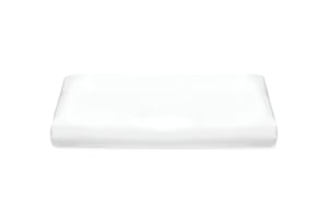 Brilliant White Pure Silk Duvet Cover - UK Emperor