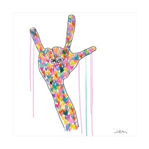 I Love You Art Print