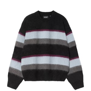 Carhartt WIP Womens Merlin Sweater Sundling Stripe Citadel