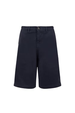 Weird Fish Annalise Knee Length Chino Shorts Navy Size 8