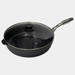 HD Nonstick Saute Pan with Glass Lid - Induction - 5.8 qt