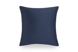 Midnight Blue Pure Silk Cushion Cover - 65x65cm
