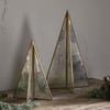 nkuku Gacha Standing Tree | Christmas Decorations | Large | Antique Brass