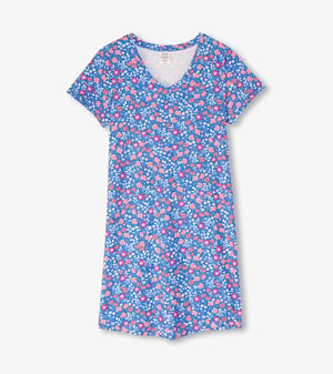 Women's Garden Flowers Polyknit Nightdress