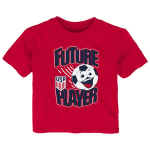 Infant Outerstuff USMNT Future Soccer Player Red Tee / 12 Months