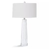 Tapered Hex Crystal Table Lamp
