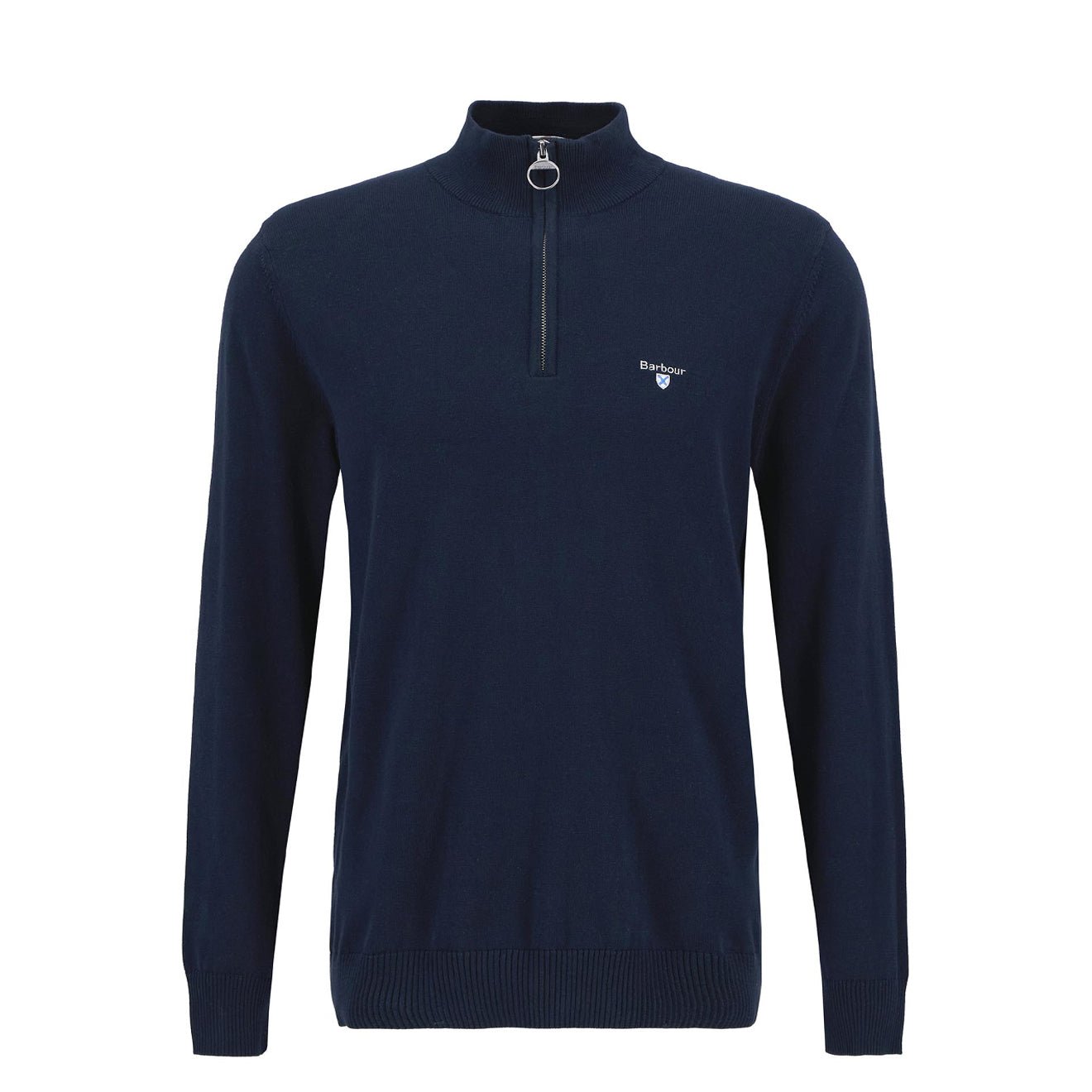Barbour Lingwood Compact Quarter-Zip Jumper Navy