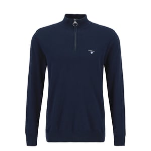Barbour Lingwood Compact Quarter-Zip Jumper Navy