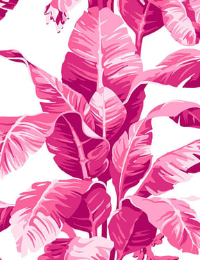 Electric Palm' Wallpaper by Nathan Turner - White - Traditional / 27 in. x 27 ft.