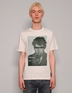 Anarchy' T-Shirt in Ecru