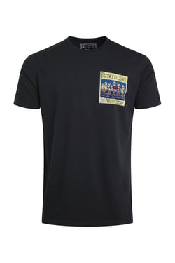 Weird Fish Fleetwood Quack Back Print Artist T-Shirt Navy Size 3XL