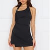 The Chic Guide Halter Romper Black
