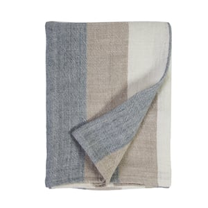 Monterey Linen King Blanket    Ocean / Natural