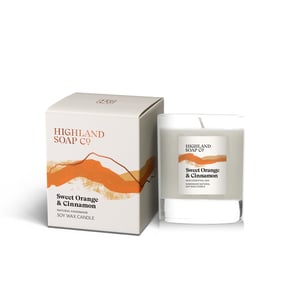 2 for £47 - Soya Wax Candles - Sweet Orange & Cinnamon