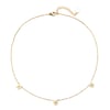 Forget-Me-Not Charm Necklace Gold