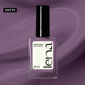 LENA Matte Breathable & Water-Permeable Halal Nail Polish - All Dressed Up - LE73