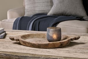 nkuku Karua Reclaimed Wood Traditional Bowl | Decorative Accessories | One Size | Natural
