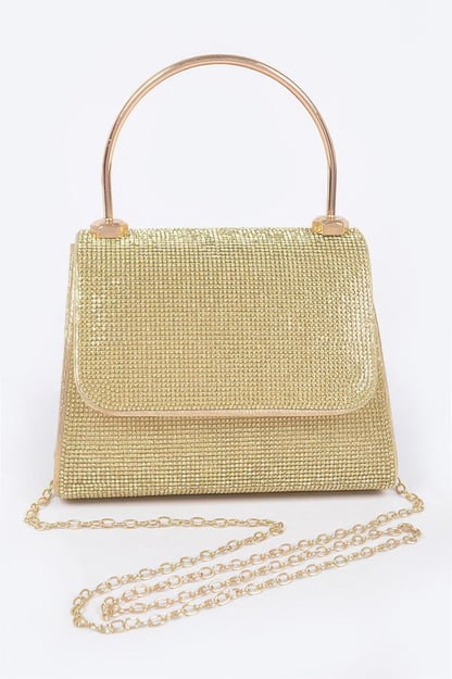 WOMEN'S BAG NOLITA Metallic Mirror Top Handle – BYMANYC ® New York