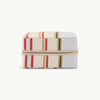 Cream Striped Jewellery Case