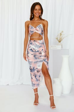 Ava Maxi Dress Blue
