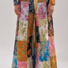 AKIRA Lolita Patchwork Brocade Trouser Pants | Size Small