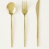 Siena 18-Piece Gold Flatware Set - Dinner