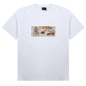 Paul Smith La Seine Card Organic-Cotton T-Shirt White