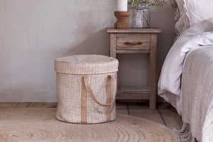 nkuku Rohia Laundry Basket | Storage | One Size | Natural & Cream
