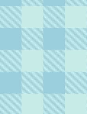 Check, Baby, Check'  Wallpaper - Blue - Traditional