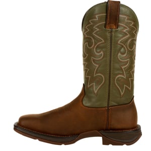 Rebel by Durango® Coffee & Cactus Pull-On Western Boot