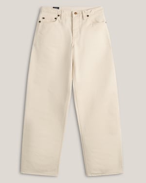 The Astrid - Barrel Fit - Ecru Denim - UK22-41 / 36 - Made to Order