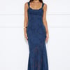 Enchanted Empire Maxi Dress Navy