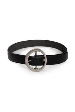Stevie Belt in Black & Nickel