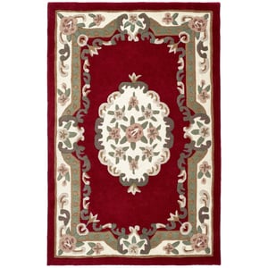 Shensi Aubusson Rug in Wine - 150x240cm