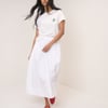 White Embroidered Pocket T-Shirt
