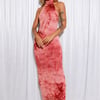 Event To Be Seen Maxi Dress Rust