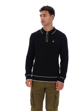 Sully Long Sleeve Polo Shirt - L