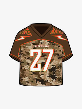 Original Camouflage Football Jersey T-Shirt - 2401 - Brown Camouflage / 2XL