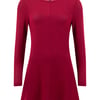Weird Fish Ruby Long Sleeve Soft Touch Tunic Garnet Size 8