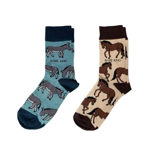 Equine Bamboo Socks Bundle of 2 | UK Adult 7-11