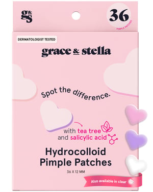 hydrocolloid pimple patches - 36 Pack / Heart