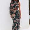 Love Your Needs Midi Dress Teal