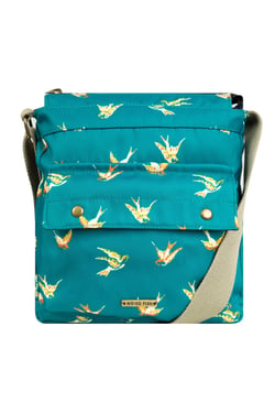 Weird Fish Kait Printed Cross Body Bag Forest Night Size ONE