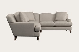 nkuku Deni Right Hand Corner Sofa | Make To Order | Super Grand | Brera Linen Natural