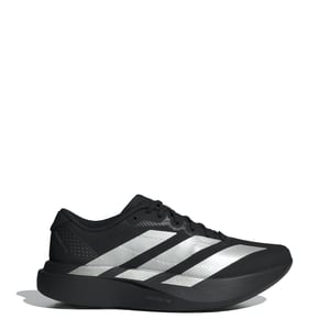 Adidas Womens Adizero Evo SL Woven Trainers Core Black / Silver Metallic / Carbon
