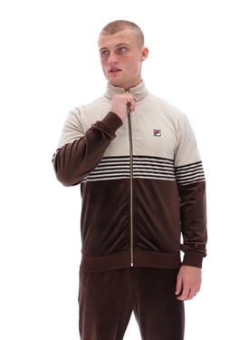 Merrick Stripe Velour Track Jacket - 3XL