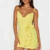 Sunshine Soirée Mini Dress Yellow