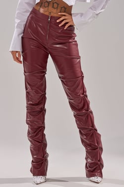 AKIRA Down And Dirty Faux Leather Pants | Size 2X